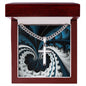 Fractal Series Men II | Personally Engraved | Cuban Chain