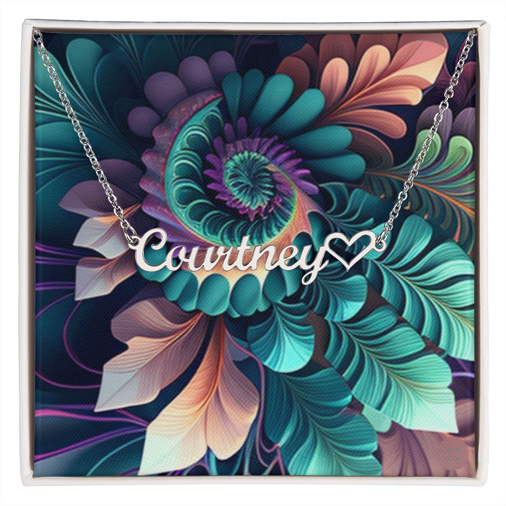 Share Some Love! | Custom Name Necklace w/ Heart