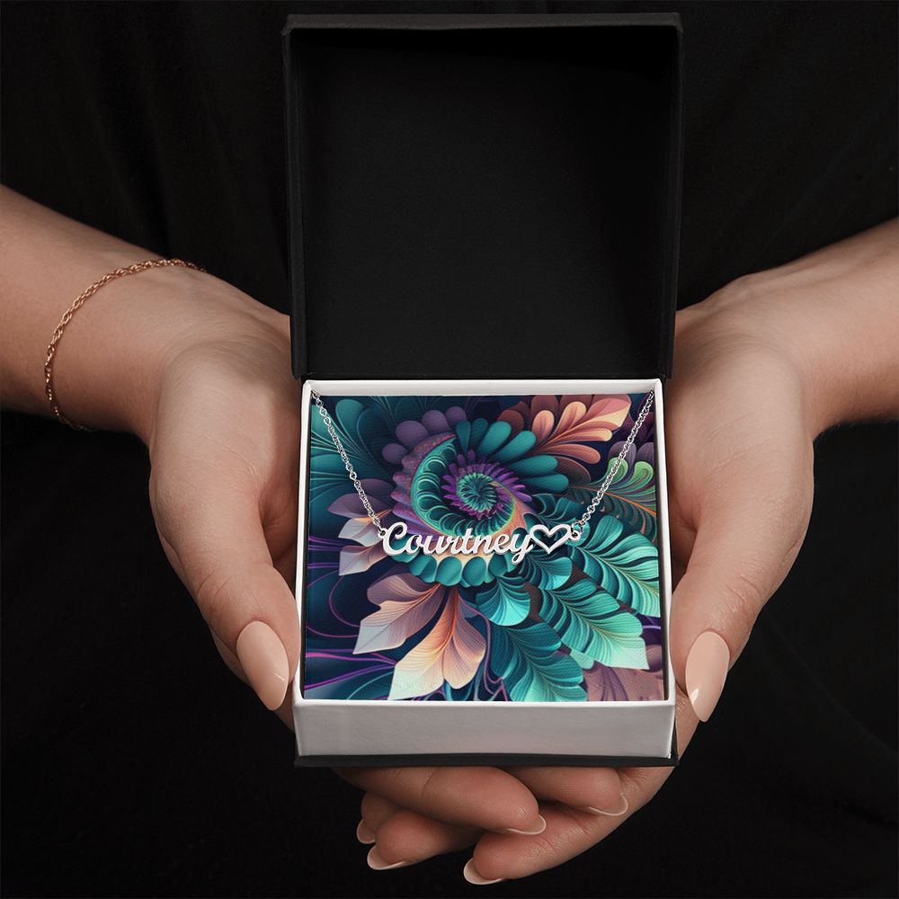 Share Some Love! | Custom Name Necklace w/ Heart