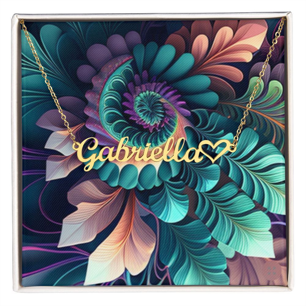 Share Some Love! | Custom Name Necklace w/ Heart