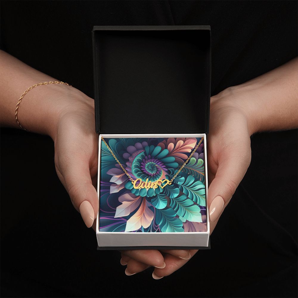 Share Some Love! | Custom Name Necklace w/ Heart